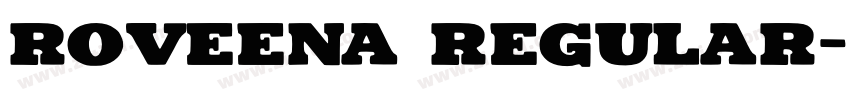 Roveena Regular字体转换
